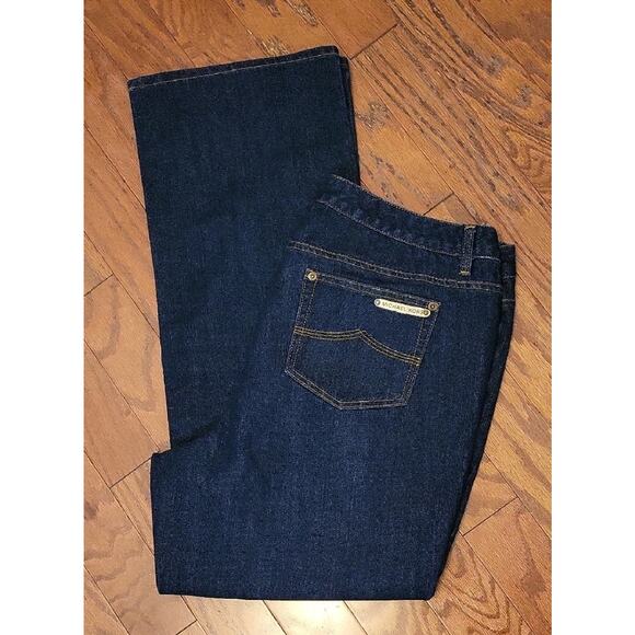 Michael Kors Womens Size 18W Blue Wide Leg Denim Jeans - Picture 11 of 14